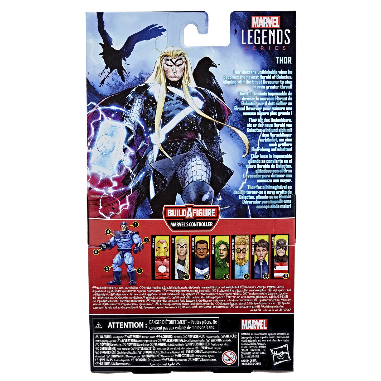 FIGURA HASBRO MARVEL LEGENDS THOR 15 CM