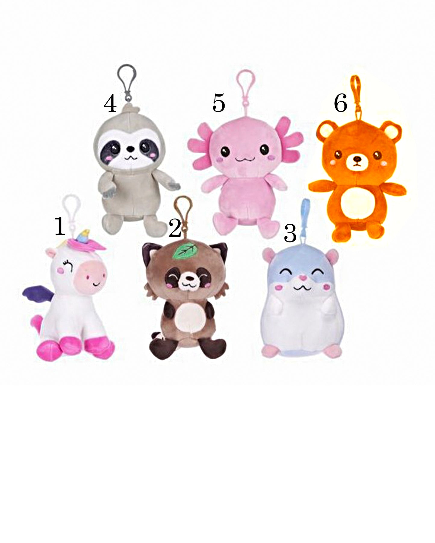 LLAVERO PELUCHE KAWAII KUTIES SERIE 2