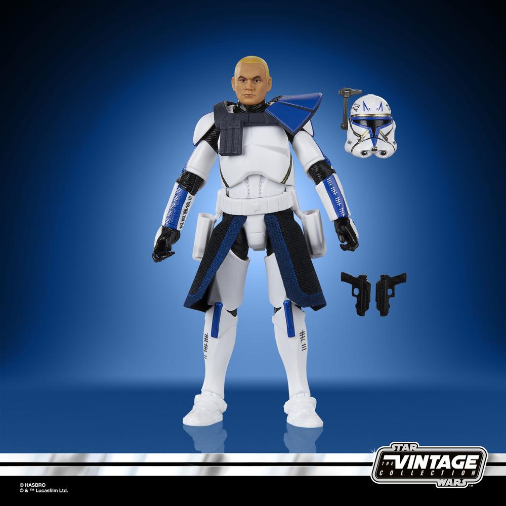 FIGURA HASBRO STAR WARS THE VINTAGE COLLECTION THE BAD BATCH CLONE COMMANDER REX BRACCA MISSION