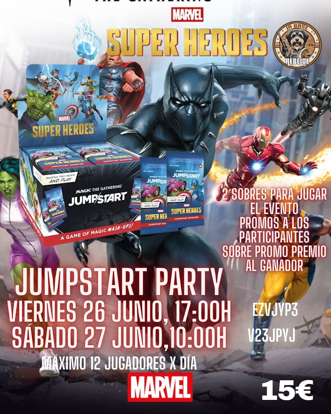 ENTRADA JUMPSTART MARVEL