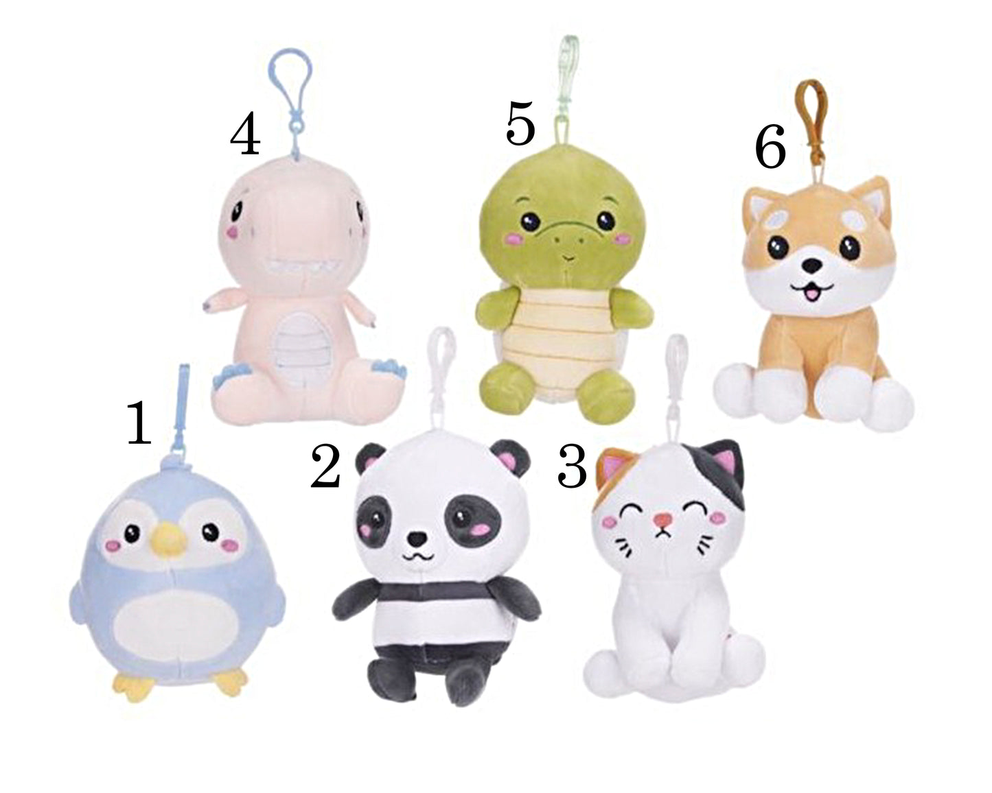 LLAVERO PELUCHE KAWAII KUTIES SERIE 1