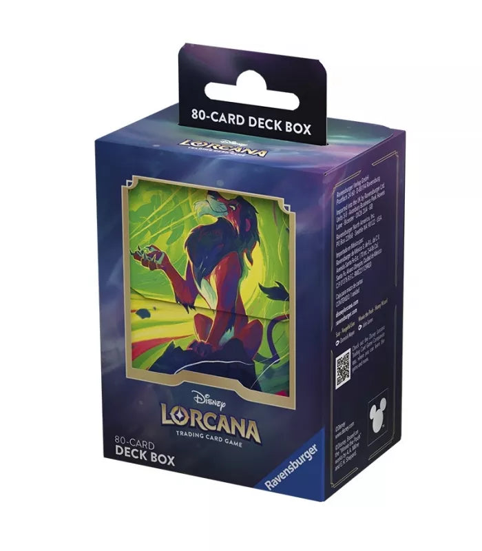 Caja de mazo Scar - Vengeful Lion Azurite Sea - Disney Lorcana TCG