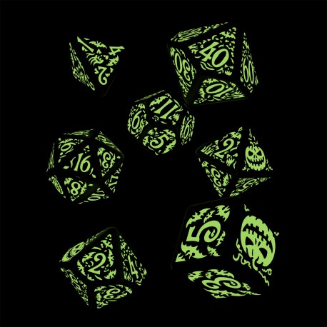 Halloween Pumpkin - Jack O’Lantern Dice Set