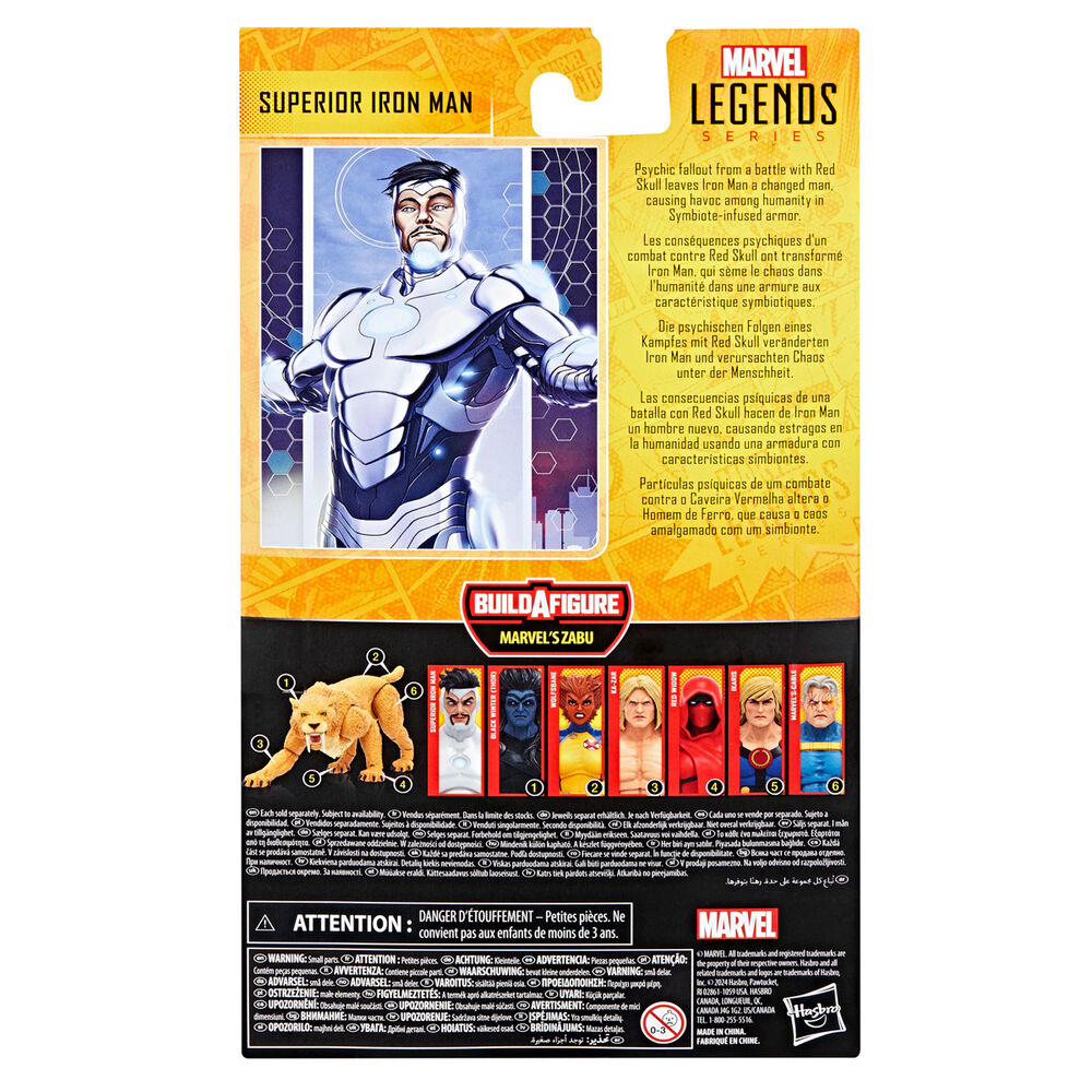 FIGURA SUPERIOR IRON MAN MARVEL LEGENDS 15CM