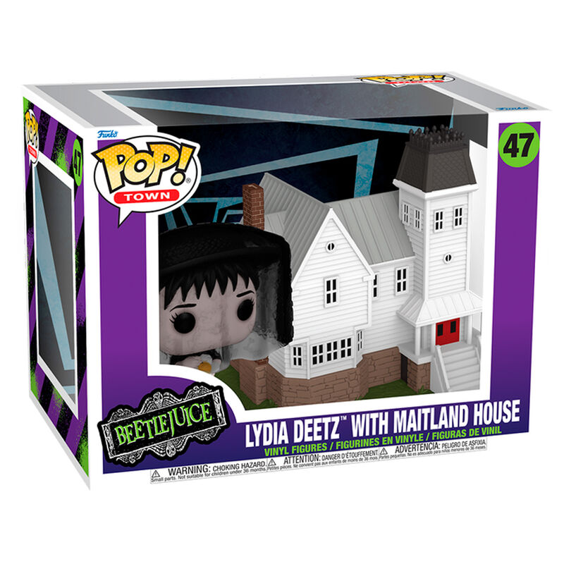 47 Figura POP Town Beetlejuice Lydia Deetz with Maitland House