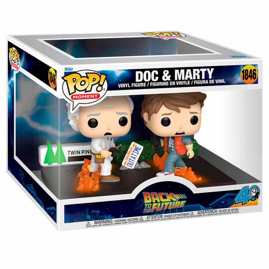 1846 Figura POP Moments Regreso al Futuro Doc & Marty