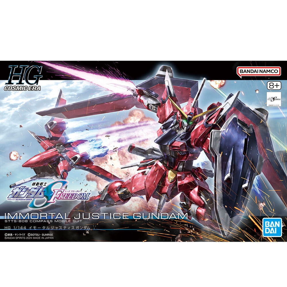 Maqueta Immortal Justice Mobile Suit Gundam Seed Freedom