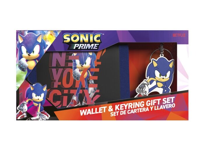SONIC SET REGALO CARTERA + LLAVERO