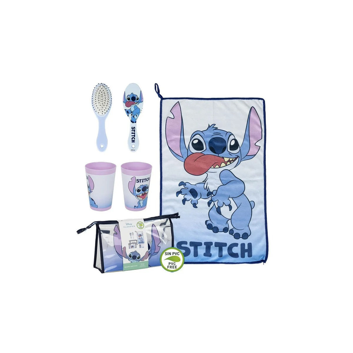 Neceser de Viaje con Accesorios Stitch