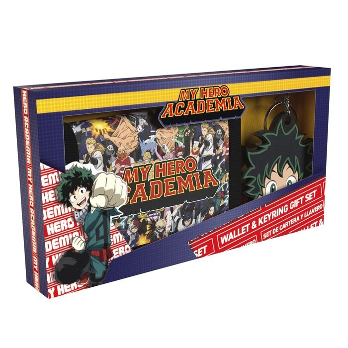 MY HERO ACADEMIA SET REGALO CARTERA + LLAVERO