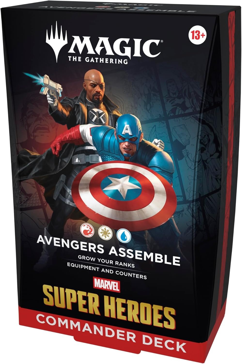 Commander Display (4 mazos) Marvel Super Heroes Inglés
