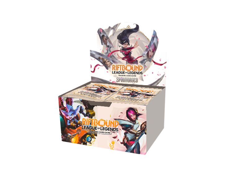 RIFTBOUND: LEAGUE OF LEGENDS TCG – SPIRITFORGED BOOSTER BOX (24 sobres) – INGLES