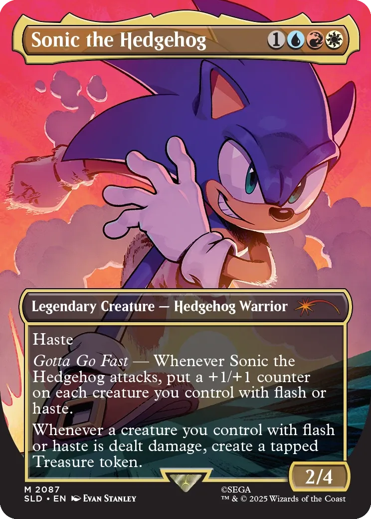 Secret Lair x Sonic: Friends & Foes non foil