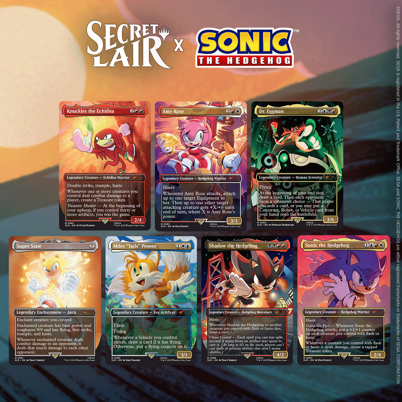 Secret Lair x Sonic: Friends & Foes non foil