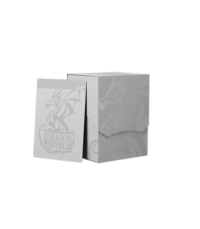 Caja de mazo Ashen White Blanco Dragon Shield