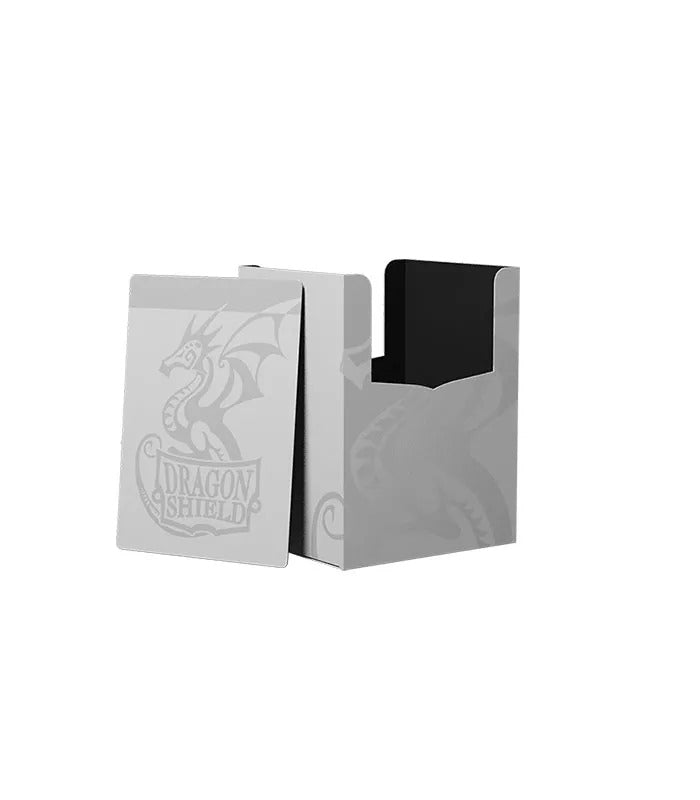 Caja de mazo Ashen White Blanco Dragon Shield