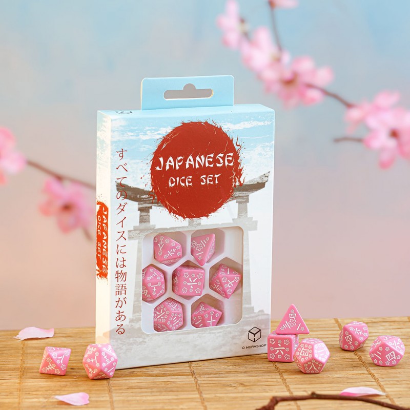 Dados Japanese Dice Set: Sweet Spring Memory