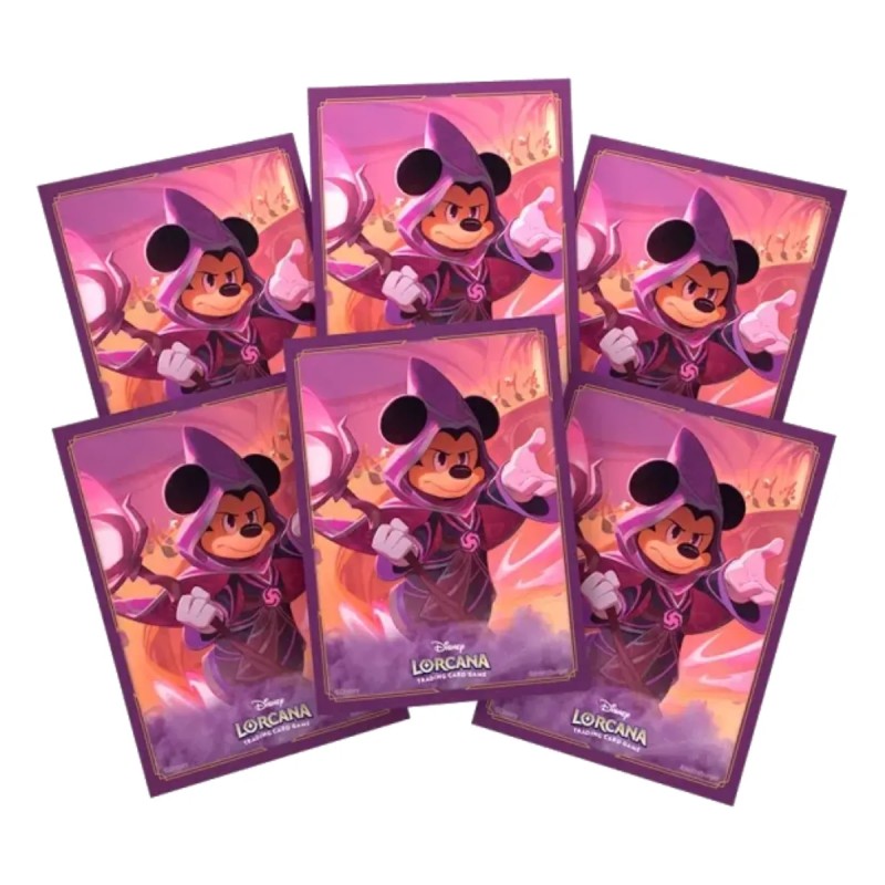 Fundas Estándar Mickey Mouse Wayward Sorcerer TCG Disney Lorcana Reign of Jafar