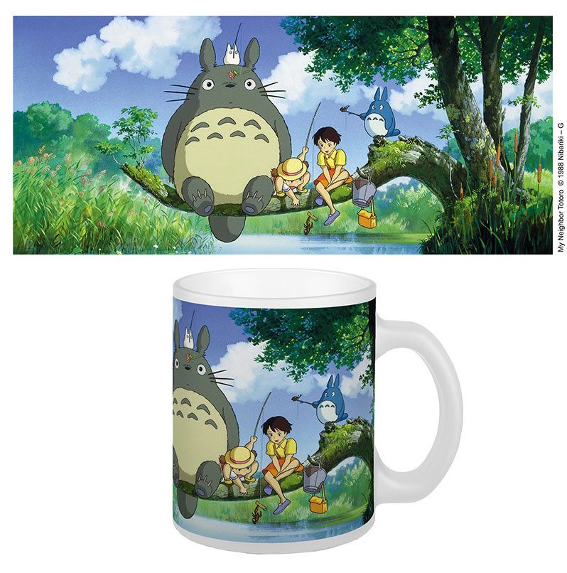 Taza Studio Ghibli Taza Totoro Fishing