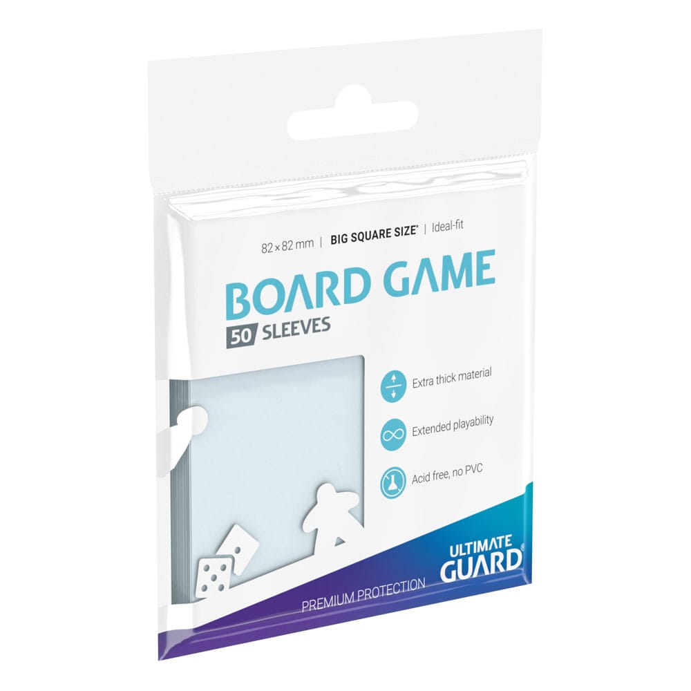 Ultimate Guard Premium Soft Sleeves Fundas de Cartas del Juego de Mesa Cuadrado Grande (50)