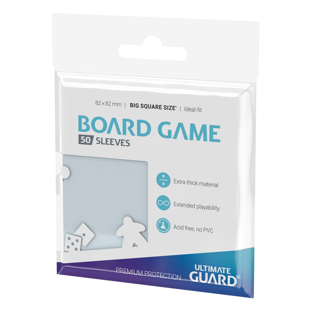 Ultimate Guard Premium Soft Sleeves Fundas de Cartas del Juego de Mesa Cuadrado Grande (50)