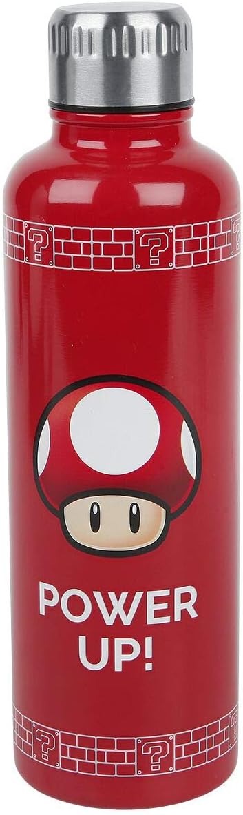 Botella de Agua Super Mario Toad - Botella Acero Inoxidable 500 ml