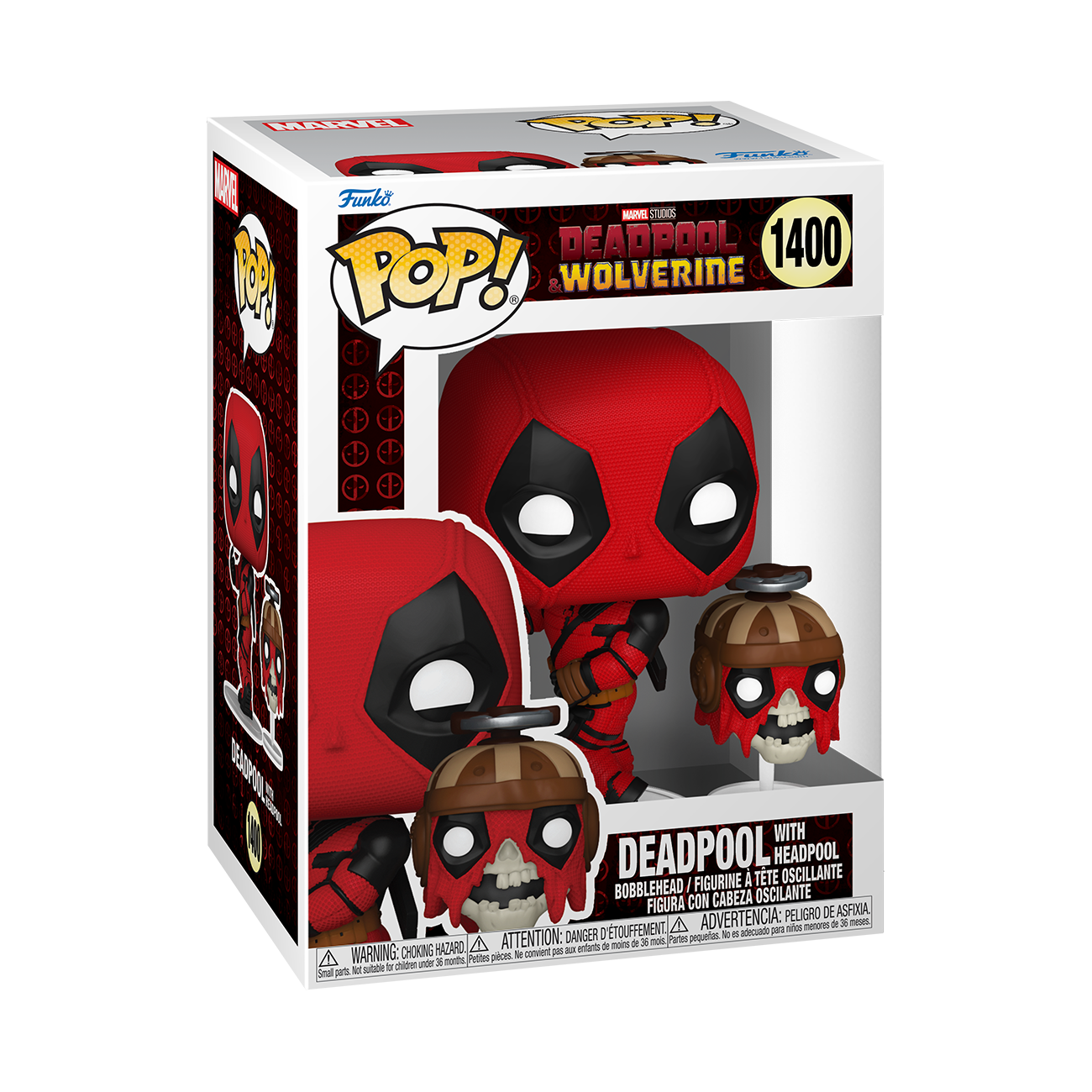 1400 Funko Deadpool with Headpool