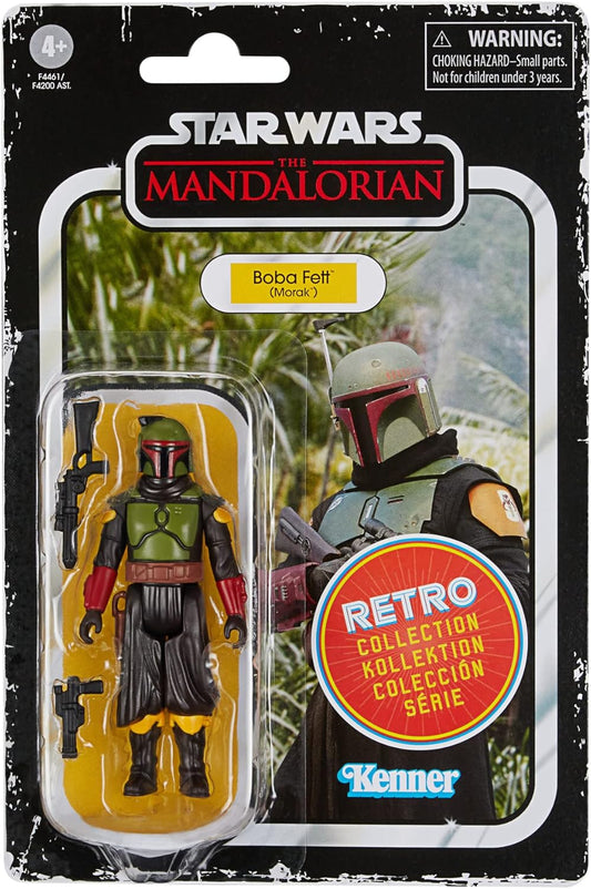 FIGURA  STAR WARS Retro Collection Boba Fett (Morak) Juguete de 3.75 pulgadas