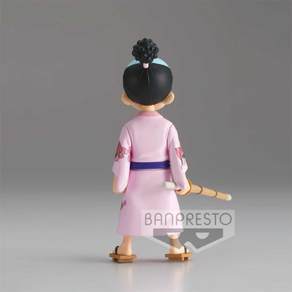 FIGURA BANPRESTO ONE PIECE DXF THE GRANDLINE SERIES WANOKUNI KOUZUKI MOMONOSUKE VOLUMEN 5