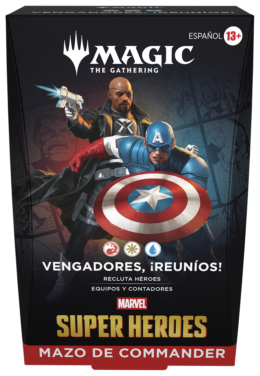 Commander Display (4 mazos) Marvel Super Heroes Español