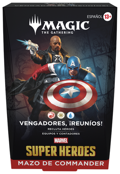 Commander Display (4 mazos) Marvel Super Heroes Español