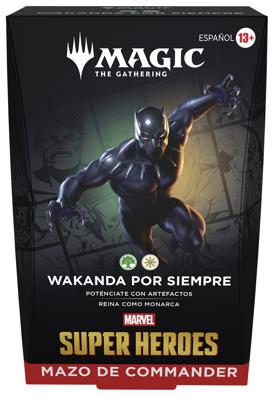 Commander Display (4 mazos) Marvel Super Heroes Español