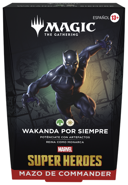 Commander Display (4 mazos) Marvel Super Heroes Español
