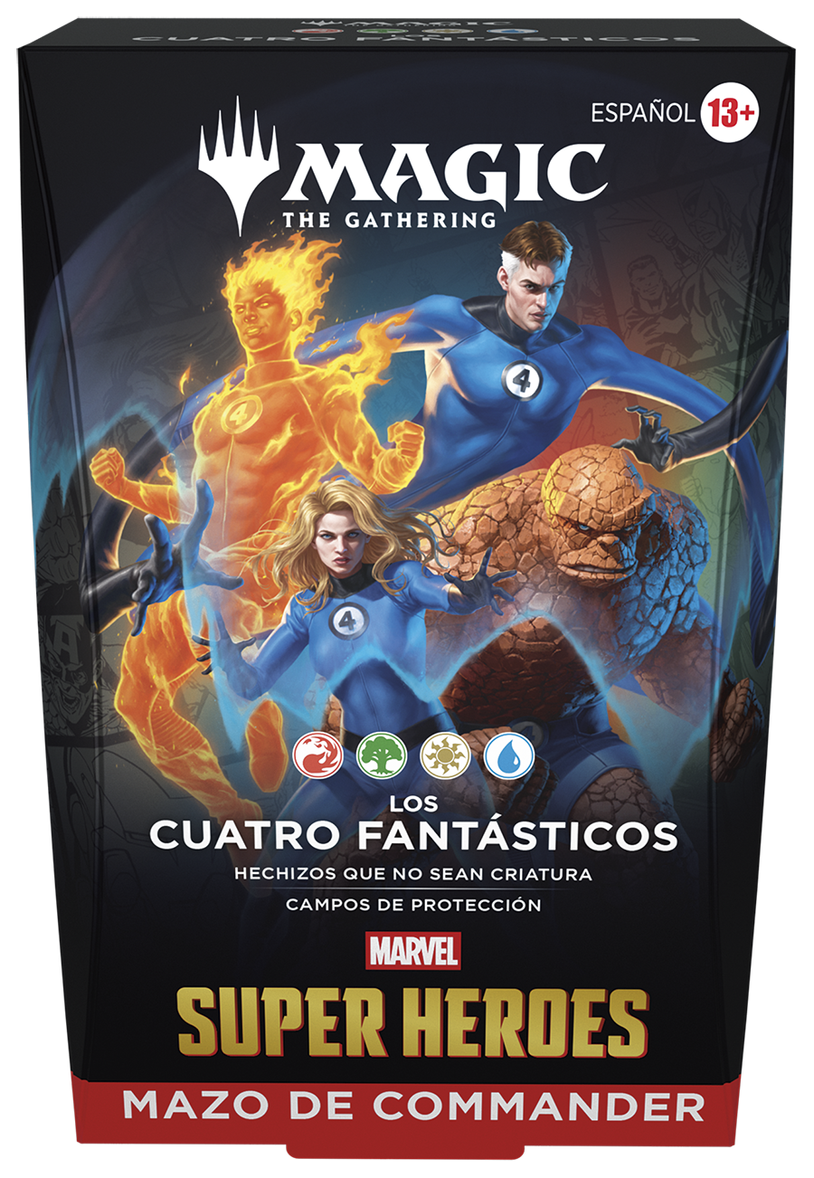 Commander Display (4 mazos) Marvel Super Heroes Español
