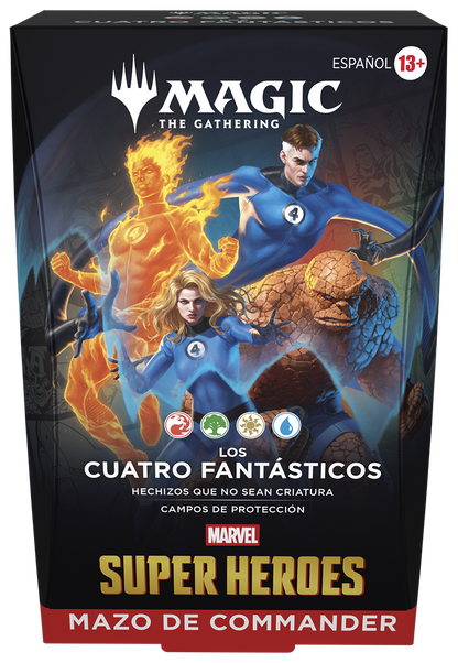 Commander Display (4 mazos) Marvel Super Heroes Español