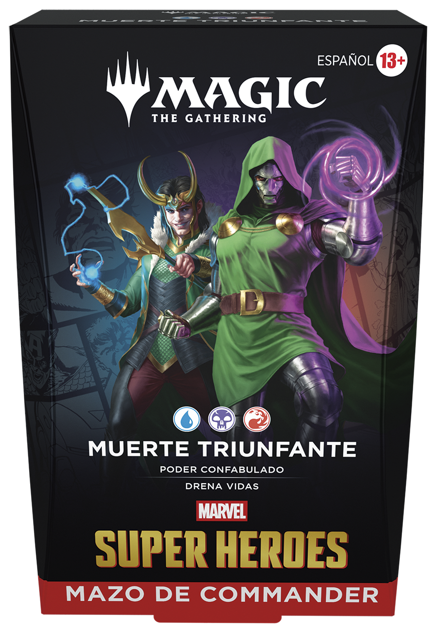 Commander Display (4 mazos) Marvel Super Heroes Español