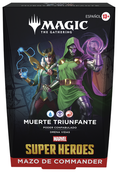 Commander Display (4 mazos) Marvel Super Heroes Español
