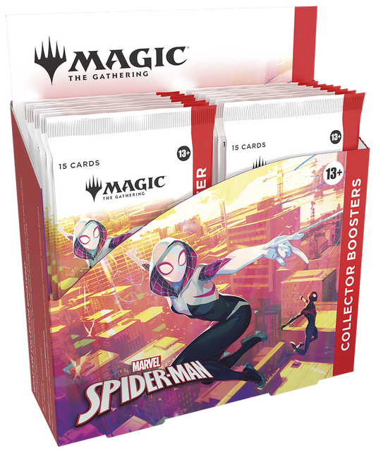 Collector Booster Display (12 sobres) Spider-man Inglés - Magic The Gathering
