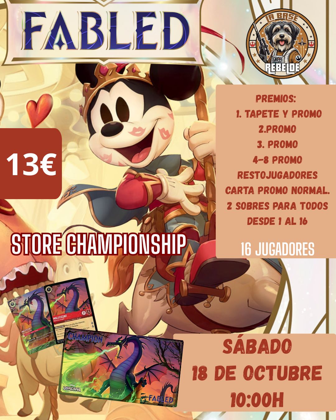 Entrada STORE CHAMPIONSHIPO LORCANA