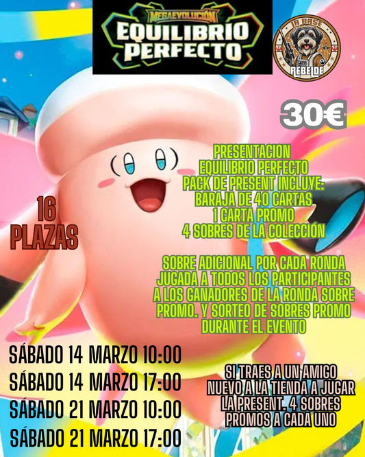 ENTRADA PRESENTACIÓN POKÉMON EQUILIBRIO PERFECTO