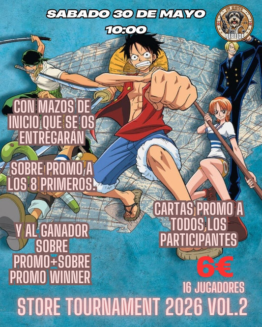 STORE TOURNAMENT 2026 VOL.2 ONE PIECE TCG