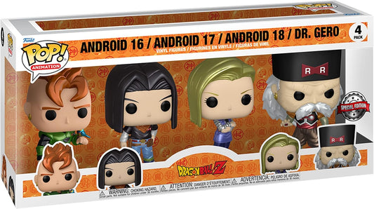4 Pack Funko Dragon Ball Z - Android 16-4PK