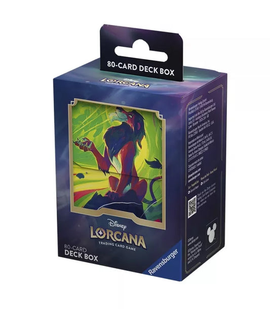 Caja de mazo Scar - Vengeful Lion Azurite Sea - Disney Lorcana TCG