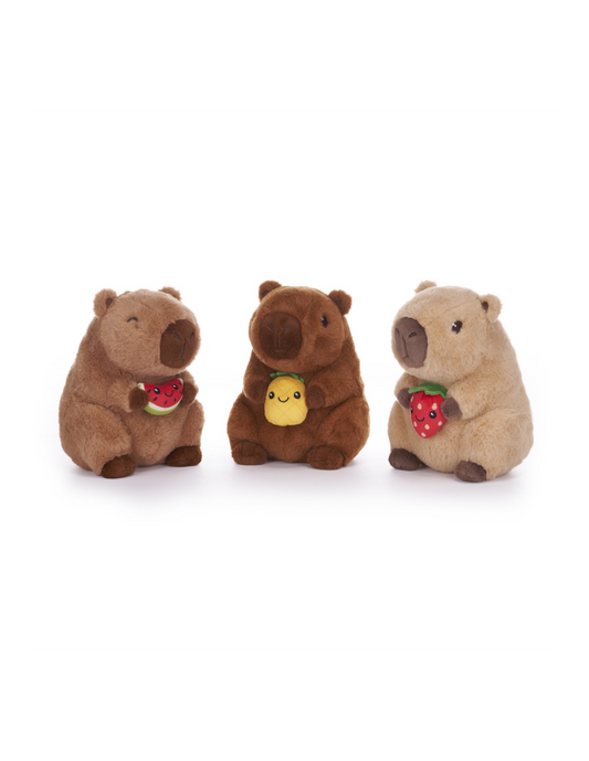 CAPIBARA CON FRUTAS 21 CM