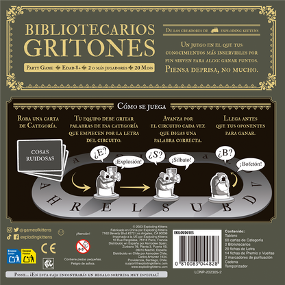 BIBLIOTECARIOS GRITONES