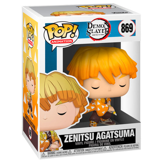 869 Figura POP Kimetsu No Yaiba Demon Slayer Zenitsu Agatsuma