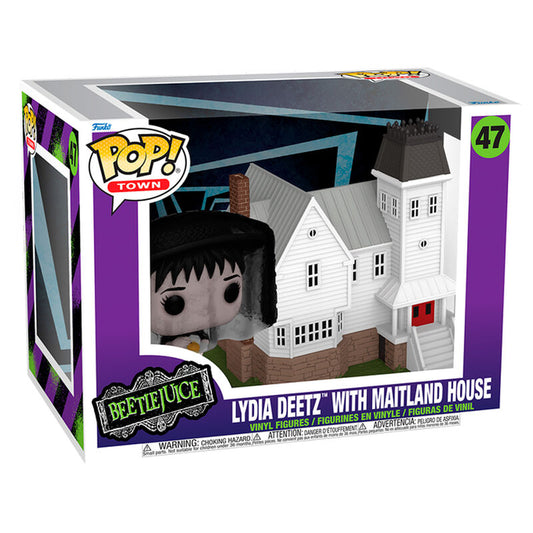 47  Figura POP Town Beetlejuice Lydia Deetz with Maitland House