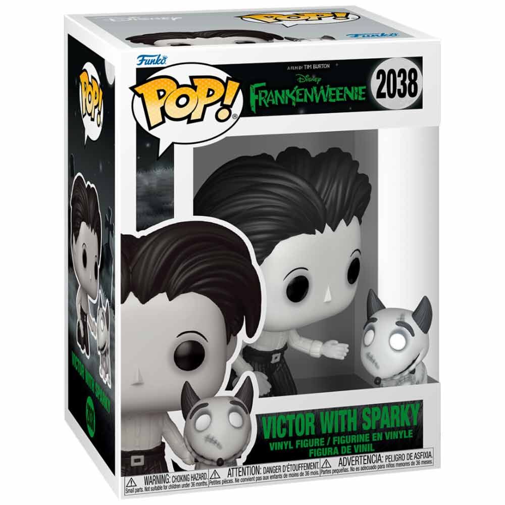 2038  Figura POP Disney Frankenweenie Victor with Sparky