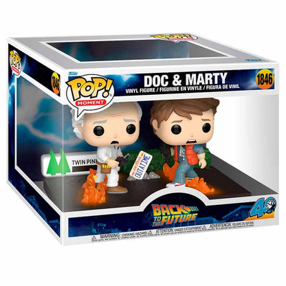 1846  Figura POP Moments Regreso al Futuro Doc & Marty