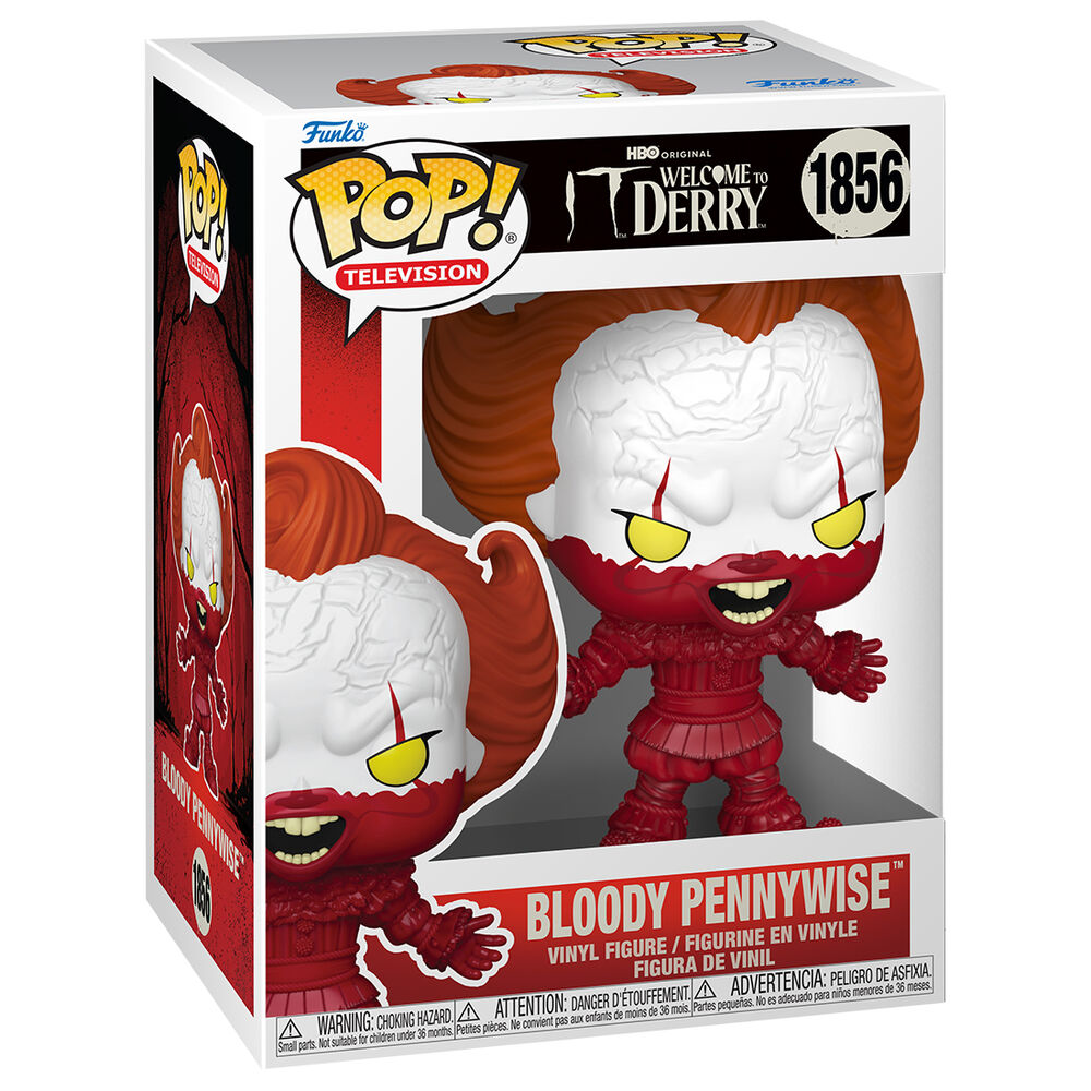 1856 Figura POP IT Bienvenidos a Derry Bloody Pennywise